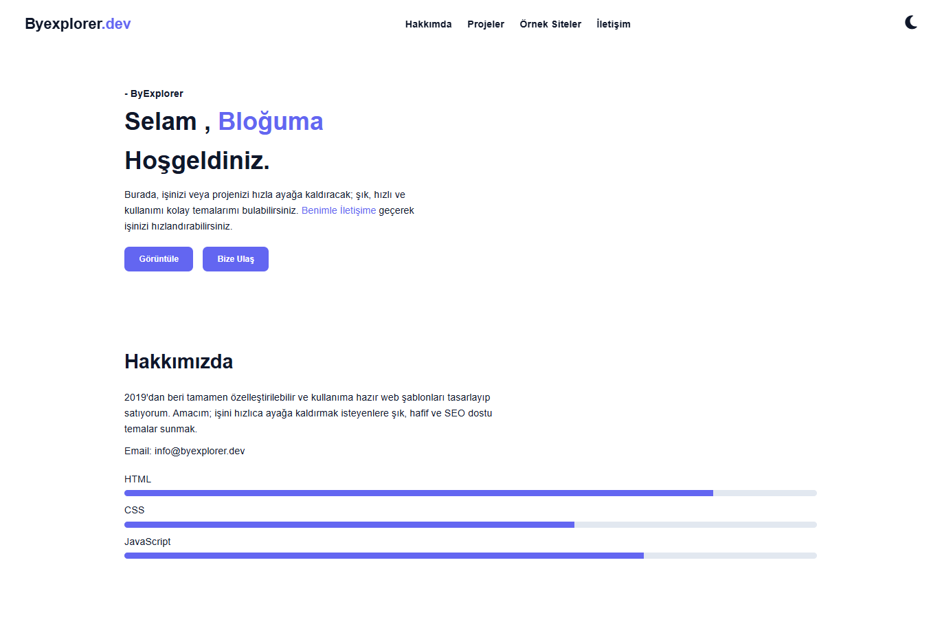 Explorer Blog Web Sitesi