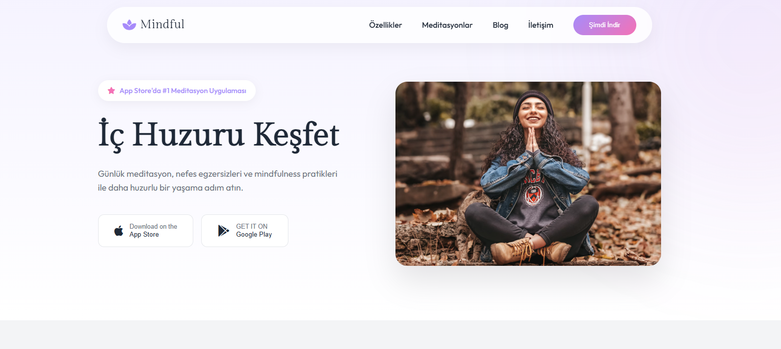MindFul - Yoga ve Zihinsel Sağlık Blogu Teması